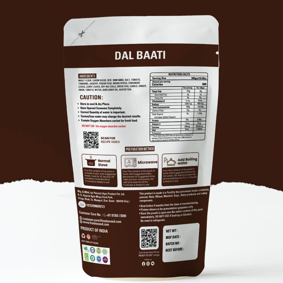 GUJARATI DAL BAATI (DESI GHEE)