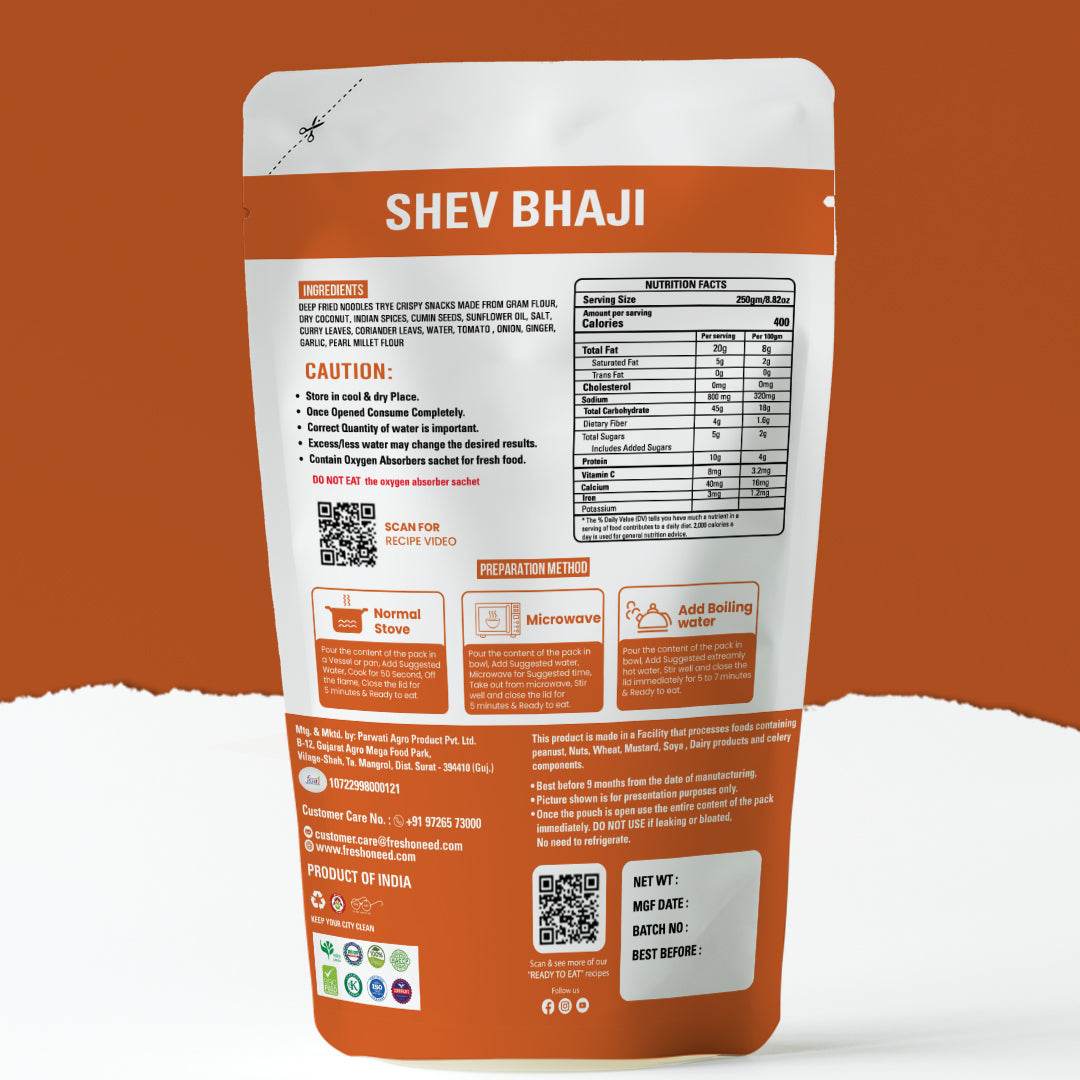 SEV BHAJI (WITH SEV)