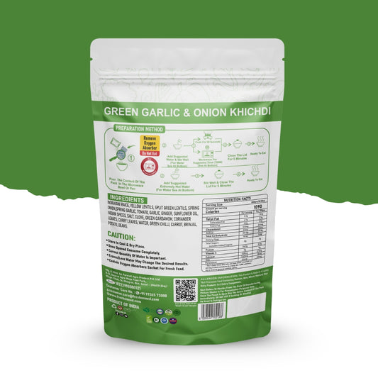 Green Garlic & Onion Khichdi